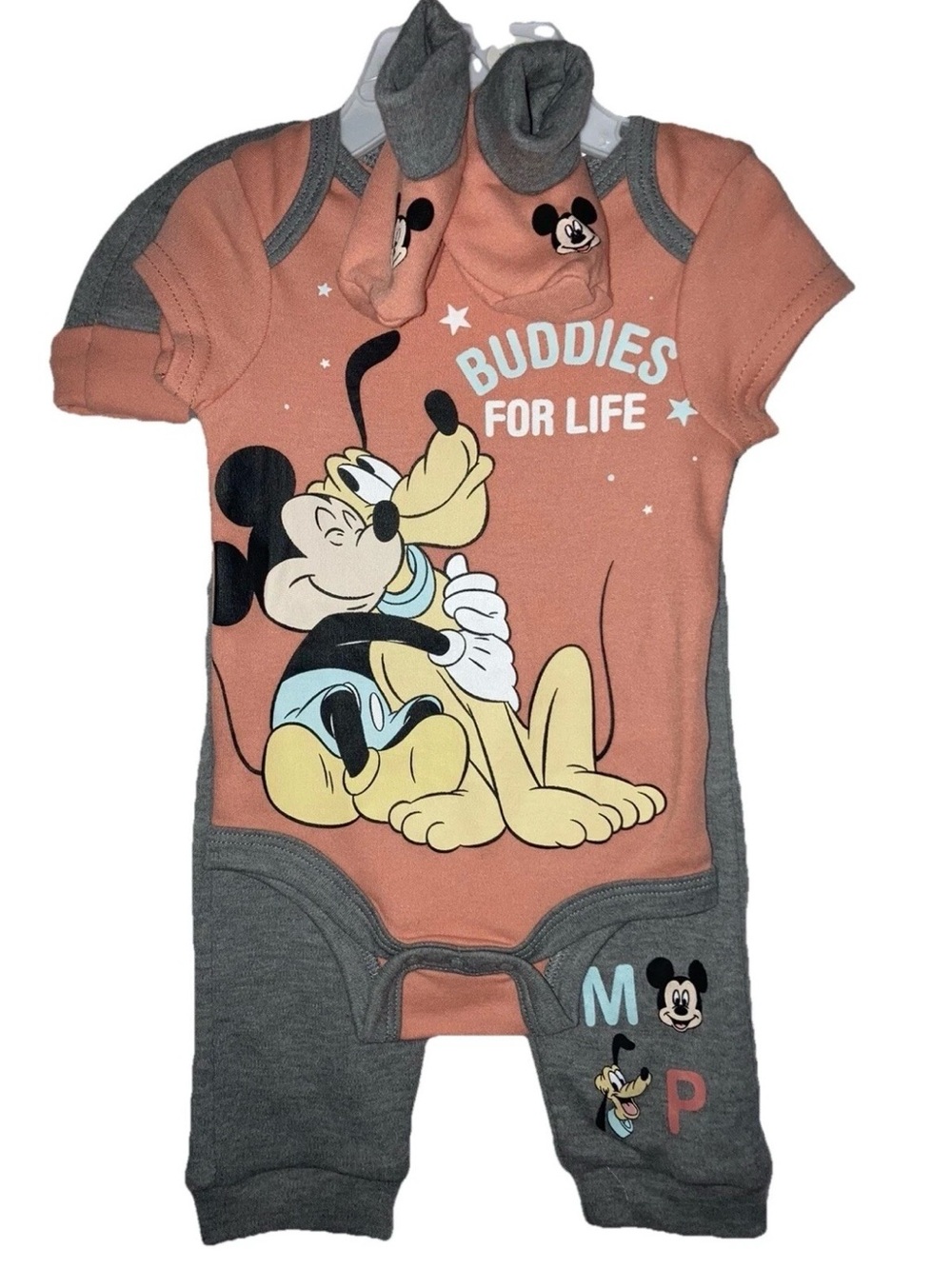 Disney Baby Mickey & Pluto Buddies For Life Boys Multi-Piece Set 3-6 months